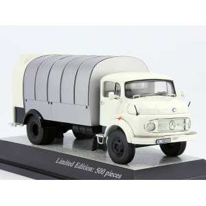 1/43 Mercedes-Benz L911 bin lorry truck, white