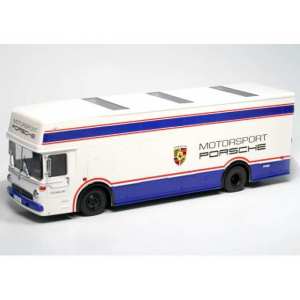 1/43 Mercedes-Benz Race car transporter Porsche Motorsport, white