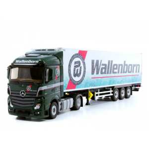 1/43 Mercedes-Benz Actros MP4 Streamspace с полуприцепом-рефрижератором Wallenborn