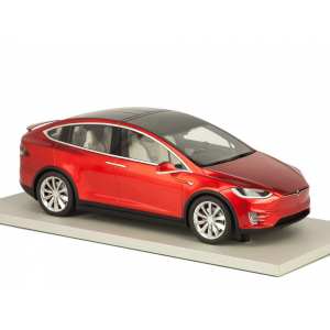 1/18 Tesla Model X 2016 красный металлик