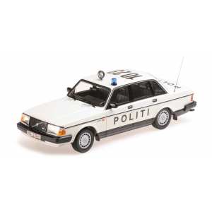1/18 Volvo 240 GL 1986 Politi Danmark Полиция Дании
