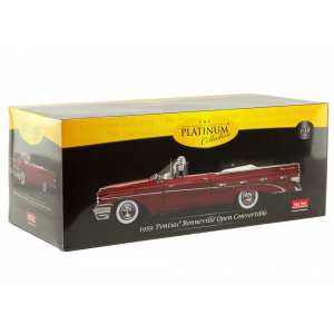 1/18 Pontiac Bonneville 1959 convertible mandalay red бордовый