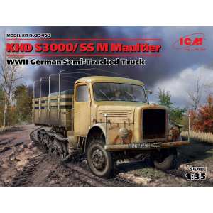 1/35 KHD S3000/SS M Maultier, Германский полугусеничный грузовой автомобиль ІІ МВ