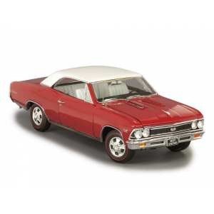 1/18 Chevrolet Chevelle 1966 красный с белым