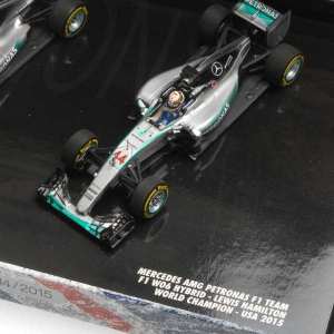 1/43 Набор из 3х чемпионских болидов Lewis Hamilton World Champion Triple Set - 2008/2014/2015