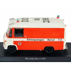 1/43 Mercedes-Benz L 408 FW DORTMUND 1970 (пожарная скорая помощь)