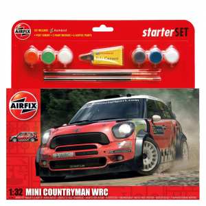 1/32 Автомобиль MINI Countryman WRC с кисточкой и красками