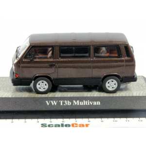 1/43 VOLKSWAGEN T3b Multivan Bus 1988 коричневый