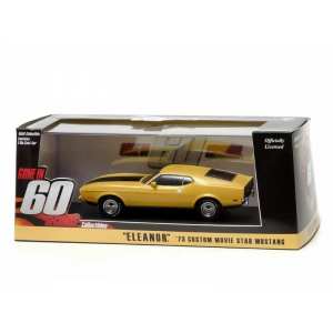 1/43 Ford Mustang Mach 1 Eleanor 1973 из к/ф Gone in Sixty Seconds 1974 (Угнать за 60 секунд, версия 1974 г.)
