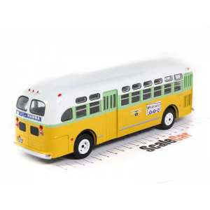 1/43 GM TDH-3610 Rosa Parks USA 1955 желтый с белым