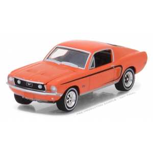 1/64 Ford Mustang GT 1968 Madagascar Orange оранжевый