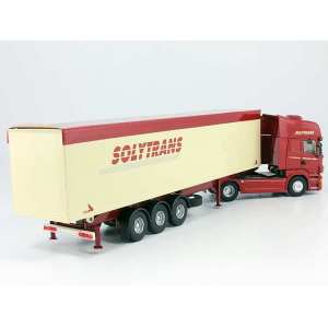 1/43 SCANIA SERIE R TOPLINE с полуприцепом-самосвалом SOLYTRANS 2010