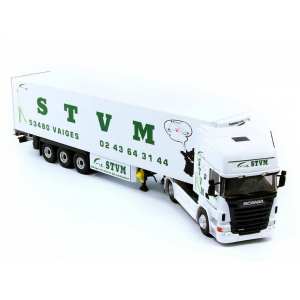 1/43 SCANIA SERIE R с полуприцепом-рефрижератором STVM 2014