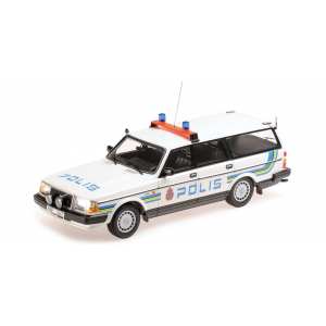 1/18 Volvo 240 GL Break 1986 полиция Швеции