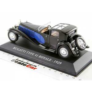 1/43 Bugatti Royale Type 41 черный/синий