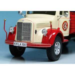 1/43 Mercedes-Benz L3500 promotion truck Roncalli ivory-red