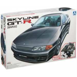 1/24 Автомобиль Nissan Skyline GT-R R32 (двигатель w/rb26dett)