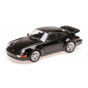 1/18 Porsche 911 Turbo (964) 1990 черный