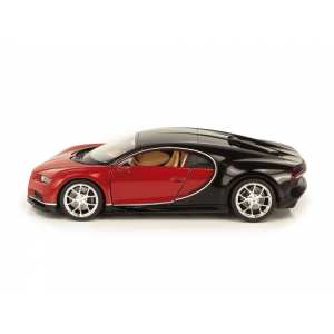1/24 Bugatti Chiron 2016 красный с черным