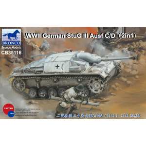Bronco Models 1/35 German Sturmgeschütz III Ausf D (SdKfz 142) North Afrika Kit CB35117