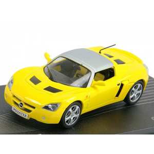 1/43 Opel Speedster 2000-2005 желтый с серебристой крышей