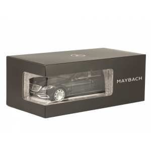 1/18 Mercedes-Maybach S650 рестайлинг 2018 X222 (W222) черный магнетит