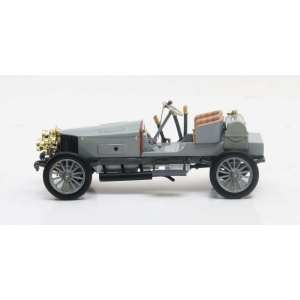 1/43 Spyker 60-hp four-wheel drive racing car 1903 серый