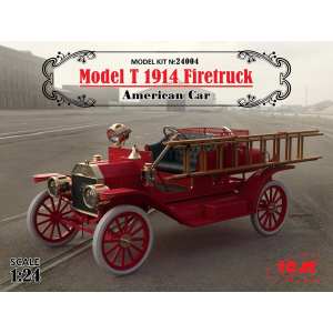 1/24 Ford Model T 1914 Firetruck, Американский пожарный автомобиль