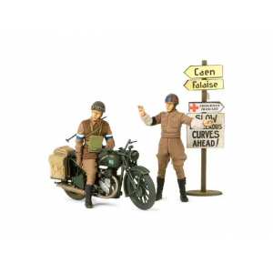 1/35 Английские полицейские (2 фигуры) с мотоциклом BSA M20