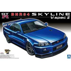 1/24 Автомобиль Nissan Skyline BNR34 GT-R V-spec II