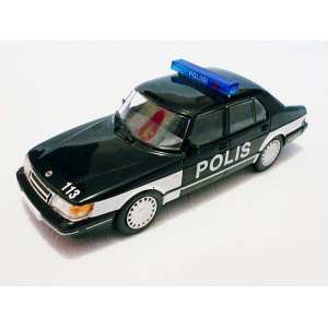 1/43 SAAB 900 Turbo Polis Полиция Швеции