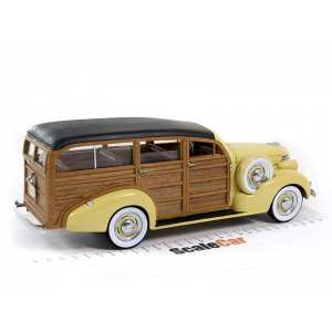 1/18 Chevrolet Woody Station Wagon 1939 Woody бежевый с отделкой деревом