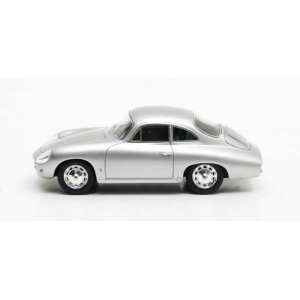 1/43 PORSCHE 356 1600 Reutter Coupe Ghia Aigle 1961 серебристый