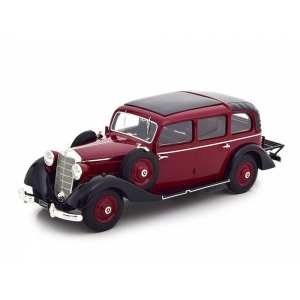 1/18 Mercedes-Benz 260D W138 Pullman закрытый 1936 бордовый с черным