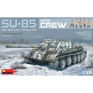 1/35 САУ 85 Mod.1943 Early Production WITH CREW