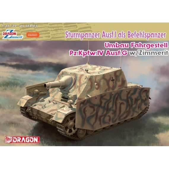 1/35 САУ Sturmpanzer Ausf.I als Befehlspanzer (Umbau Fahrgestell Pz.Kpfw.IV Ausf.G)