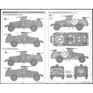 1/35 M3A1 SCOUT CAR разведывательный бронеавтомобиль с пятью фигурами советских солдат