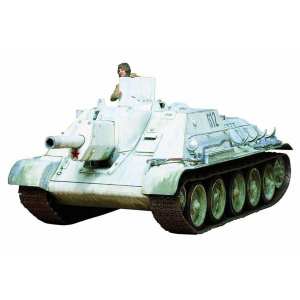 1/35 Советская самоходная артиллерийская установка СУ-122 с 1 фигурой танкиста