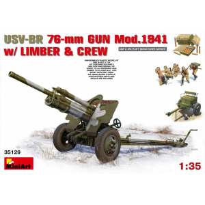 1/35 Пушка USV-BR 76-mm GUN Mod.1941 w/ LIMBER & CREW