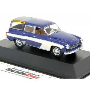 1/43 Wartburg 311 CAMPING 1957 Dark Blue and Cream