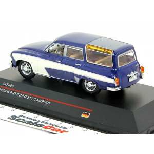 1/43 Wartburg 311 CAMPING 1957 Dark Blue and Cream