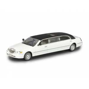1/43 Lincoln Limousine 2000 белый с черной крышей