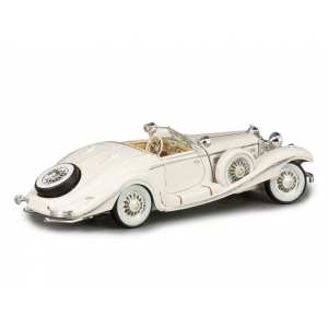 1/18 Mercedes-Benz 500К Special Roadster W29 белый Махараджа