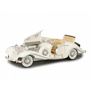 1/18 Mercedes-Benz 500К Special Roadster W29 белый Махараджа