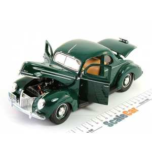 1/18 Ford Deluxe Coupe 1939 зеленый