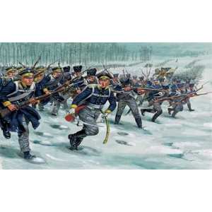 1/72 Солдатики Prussian Infantry, Прусская пехота, Наполеоновские Войны