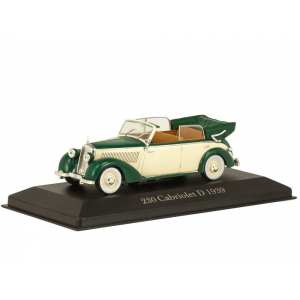 1/43 Mercedes-Benz 230 Cabriolet D W153 (1939-1941) зеленый с бежевым