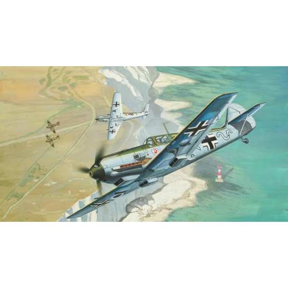 1/144 Самолет Истребитель Micro Wings Messerschmitt Bf109E