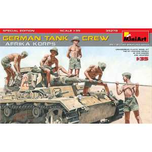 1/35 GERMAN TANK CREW ”Afrika Korps”
