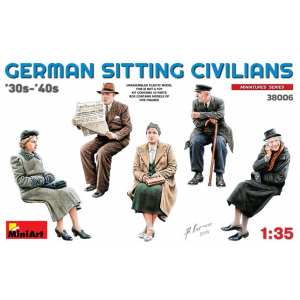 1/35 GERMAN SITTING CIVILIANS ’30s-’40s